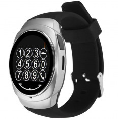 Resigilat! Ceas Smartwatch iUni Classic O100, BT, LCD 1.3 Inch, Silver foto