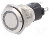 Intrerupator anti-vandalism, ON-ON, &Oslash;16mm, EAO, 82-4151.2153