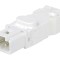 Conector mufă tată albă 025