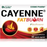 Cosmo Pharm Cayenne Fatburn capsule pentru stimularea pierderii &icirc;n greutate 30 caps.