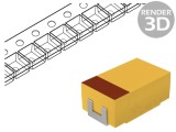 Condensator tantal-polimer 4,7uF 63VDC low ESR D 2917 TCJ