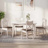 vidaXL Perne de Șezut 4 pcs Maro 40 x 40 x 3 cm țesătură 42015193