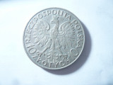 Moneda 10 zloti Polonia 1932 , argint , cal. AUNC, Europa