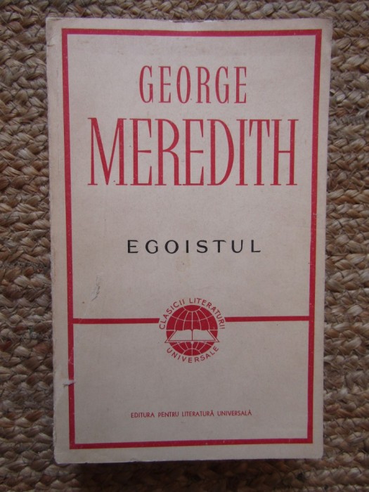 EGOISTUL-GEORGE MEREDITH
