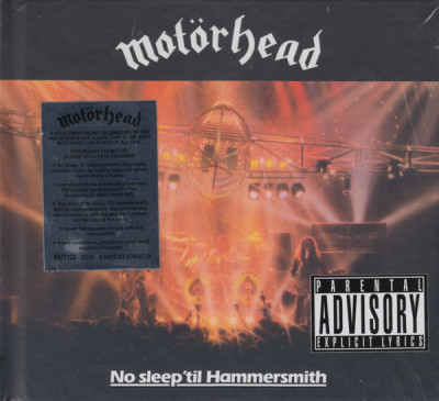 2xCD Motorhead - No Sleep &amp;#039;Til Hammersmith 2021 foto