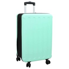 vidaXL Valiză Pliante Carcasă Dură 24&#039;&#039; Verde Mint 43x27x66 cm ABS