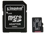 Card de Memorie Kingston Micro SDXC 64GB 100 MB/s Class 10 cu Adaptor SDXC