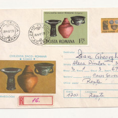 Plic FDC Romania- Civilizatia Daco-Romana, Arheologie Crisana , Circulat 1981