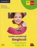 Limba engleza. Limba moderna - Clasa 3 - Caietul elevului