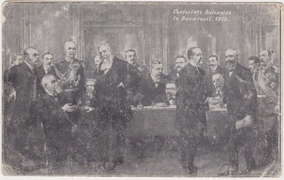 CP CONFERINTA BALCANICA IN BUCURESTI 1913 foto