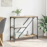 vidaXL Masă de consolă Stejar Artizanal 88,5 x 30 x 75 cm 882800