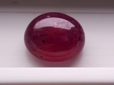Rubin natural 22.96ct caboson foto