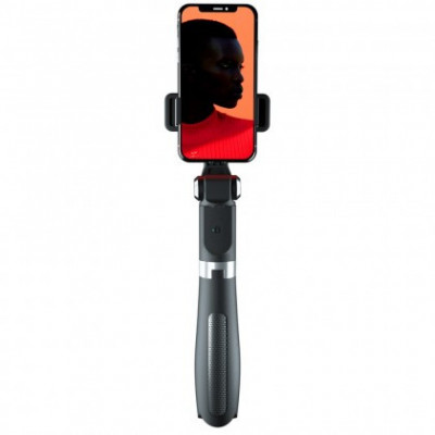 SUPORT / STAND SELFIE CU TREPIED, BLUETOOUTH PENTRU SMARTPHONE, XO-SS08 NEGRU BLISTER foto