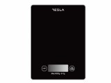 Cantar de bucatarie Tesla KS201B, 5kg, ecran LCDFunctie Tara, Sticla, Negru
