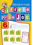 Albinuta te invata cifrele prin joc -