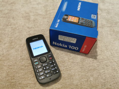 NOKIA 100 - telefon CA NOU - simplu clasic de vorbit cu taste in limba romana foto