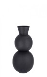 Cumpara ieftin Vaza flori metal negru Ridhi 15x32.5 cm