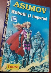 ROBOTII SI IMPERIUL Isaac Asimov foto