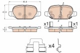 TRW GDB1950 set placute frana,frana disc