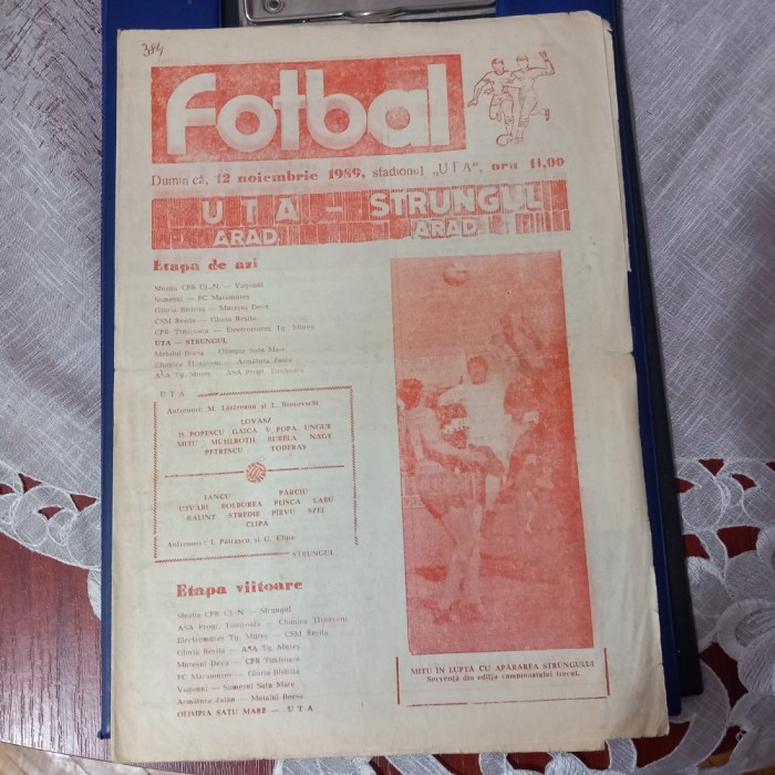 program UTA - Strungul Arad