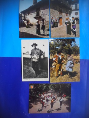 HOPCT LOT NR 1154 SPANIA-COSTUME POPULARE - 5 CARTI POSTALE-NECIRCULATE&amp;#039;&amp;#039; foto