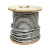 Cablu otel galvanizat fi 8mm, fire 6x19, sarcina maxima 3480Kg, greutate 22Kg, 100m/rola