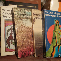 LOT 5 CARTI MIRCEA ELIADE IN LIMBA FRANCEZA ANII 1957-1971 R1.