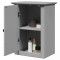 vidaXL Dulap de baie &quot;BODO&quot; gri 44x30x60 cm 4016856