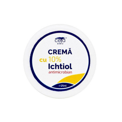 Crema cu 10% Ichtiol 25 mililitri Ceta foto