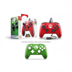 Controller Faceoff Deluxe Wired Pro Controller Super Mario Edition For Nintendo Switch foto