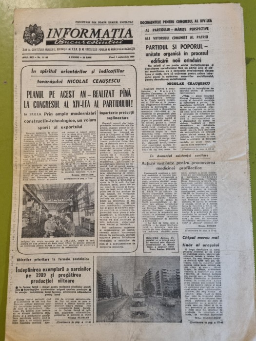 informatia bucurestiului 1 septembrie 1989-lacul vacaresti