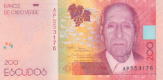 Bancnota Capul Verde 200 Escudos 2019 (2020) - PNew UNC ( hartie ) foto