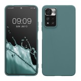 Husa Kwmobile pentru Xiaomi Redmi Note 11 Pro Plus 5G, Verde, Silicon, 58095.207, Carcasa