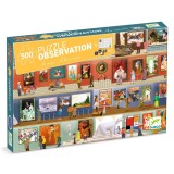 Puzzle Observatie La muzeu, Djeco
