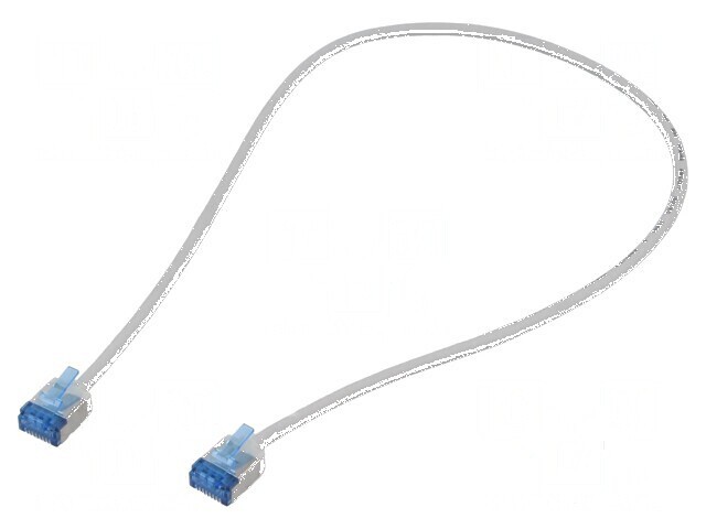 Cablul Patch U/FTP 6a 0,5m LSZH gri 32AWG