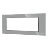 Cumpara ieftin Rama din sticla securizata 6M Luxion gri, standard italian, cu suport