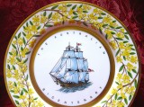 FARFURIE PORTELAN WESTMINSTER FINE CHINA AUSTRALIA NAVA HMS SIRIUS 26 CM