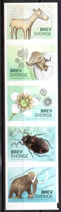 SUEDIA 2016, Fauna, Flora, Animale preistorice, serie neuzată, MNH