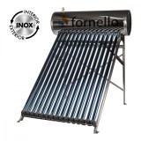 Pachet panou solar presurizat compact FORNELLO SPP-470-H58/1800-15-c cu 15 tuburi vidate de tip heat pipe si boiler din inox de 135 litri, Teava, Vas