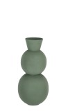 Cumpara ieftin Vaza flori metal verde Ridhi &Oslash;15x32,5h