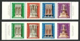 Ungaria 1975 Anul ocrotirii monumentelor- streif dantelat si nedantelat MNH LUX