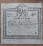 Certificat de botez 1931, Parohia Lupeasca, Bucuresti