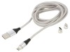 Cablu Magnetic USB 2.0 2m Gri 3A