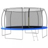 VidaXL Set trambulină rotundă, 460 x 80 cm, 150 kg