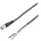 Cablu Conectare M8 4PIN 2m Drept Mufă