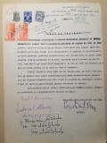 Act v&acirc;nzare, moșia Peiu, Fălciu, 1939, către Postolachi, Iași, str Asachi nr. 9