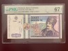 Romania 5000 lei 1992 pick 103a grad 67 pmg
