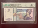 Romania 5000 lei 1992 pick 103a grad 67 pmg