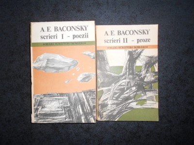 A. E. BACONSKY - SCRIERI 2 volume POEZII / PROZE foto