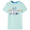 Tricou pentru copii, verde menta deschis, 128 GartenMobel Dekor, vidaXL